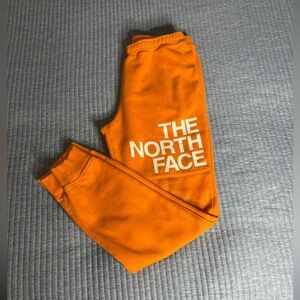The North Face Men's Bright Orange Sweatpants